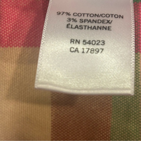 Banana Republic Ryan Fit Rainbow Plaid Shorts Pockets Colorful Summer Preppy - Picture 11 of 11